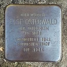 Stolperstein à la mémoire d’Else Osterwald