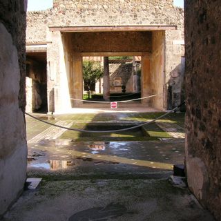 Region V of the archaeological excavations of Pompeii