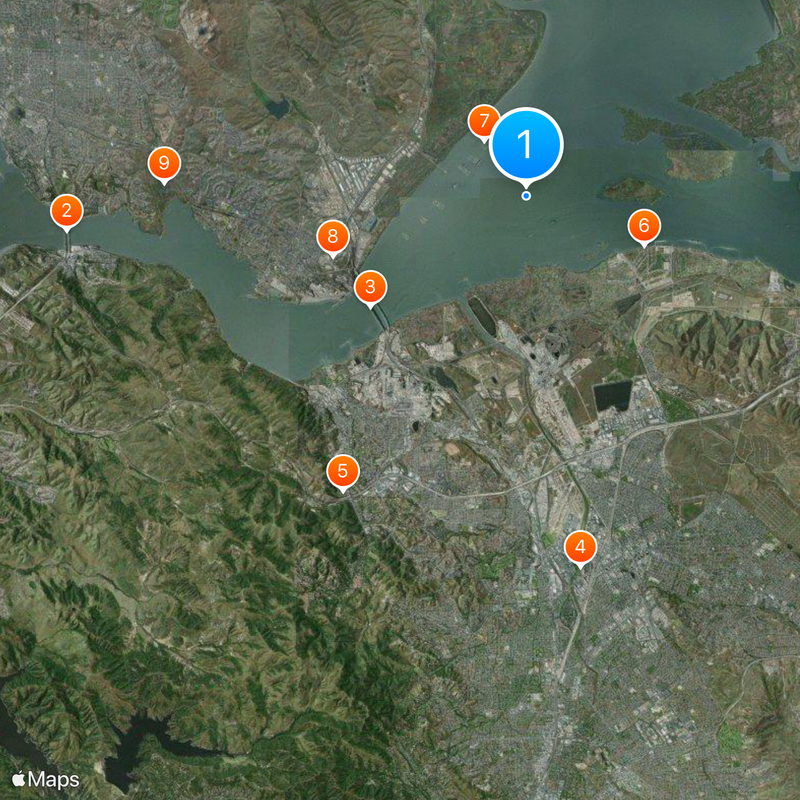 Suisun Bay Map