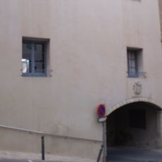 Coat of arms of the Marco Llorís family at the former Palace of the Marco