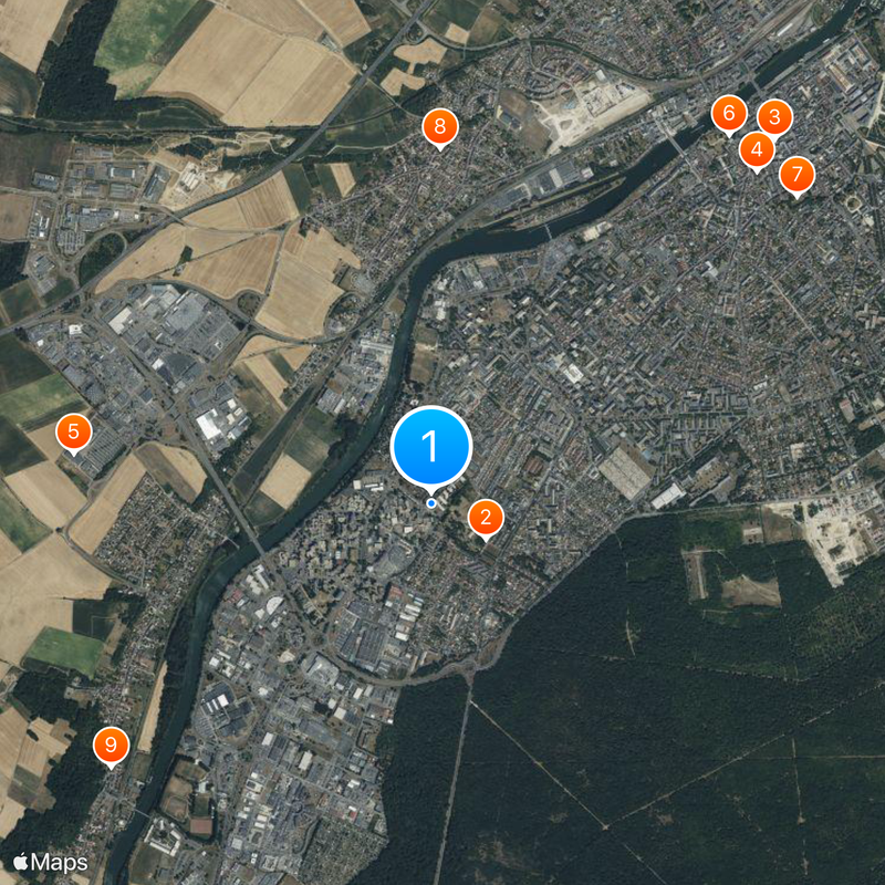 University of Technology of Compiègne Map