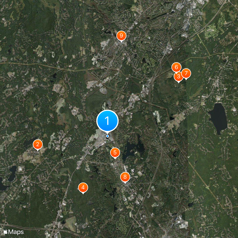 Gillette Stadium Carte