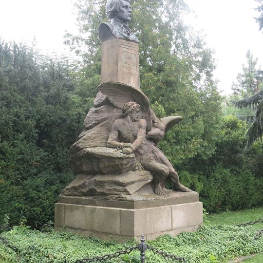 Monument to Karel Havlíček Borovský in Jičín