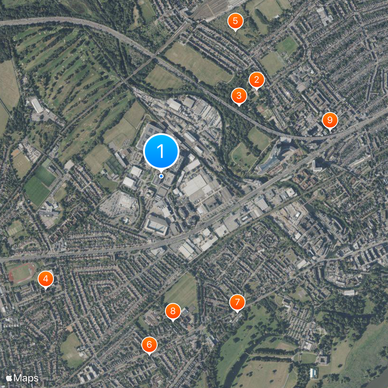 Sky Campus Map