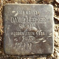Stolperstein dedicated to David Lerner