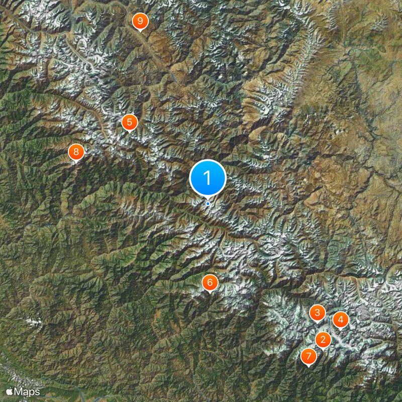 Kinnaur Kailash Map