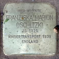 Stolperstein en memoria de Franziska Marion Oschitzki