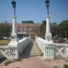 Passerelle en béton sur la Lepenica à Kragujevac