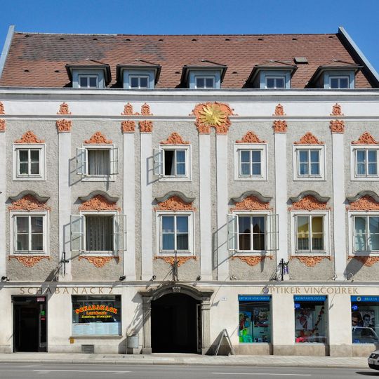 Sog. Ringlhaus, heute Gasthof Zum schwarzen Rößl