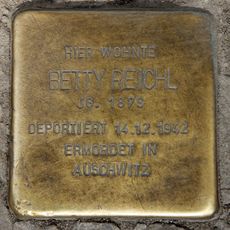 Stolperstein dedicated to Betty Reichl