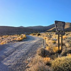 Spring Mountain National Recreation Area Information Sign