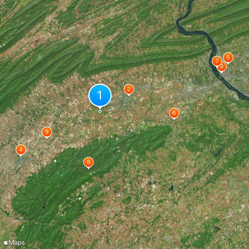 Cumberland County Map