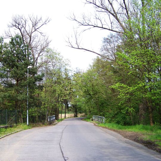 Bridge of Pánkova street over the Rokytka