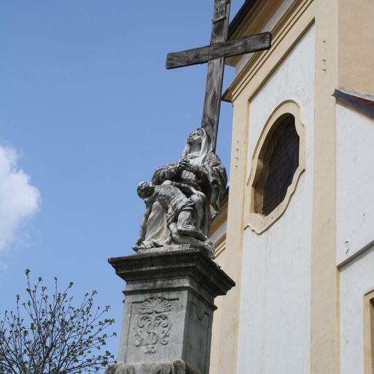 Kříž s Madonou a dítětem v Náměšti nad Oslavou