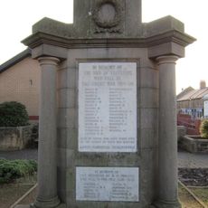 Radcliffe War Memorial 15 Metres West Of Clock Tower