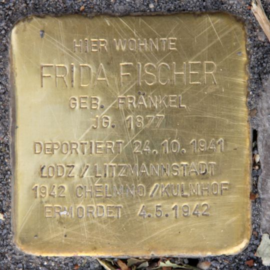 Stolperstein für Frida Fischer