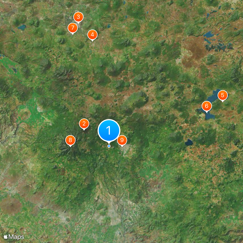 Nuevo San Juan Parangaricutiro Karte