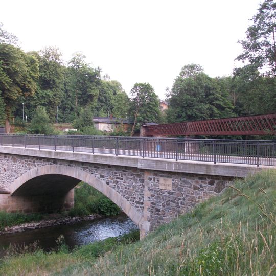 Straßenbrücke über die Zschopau Wilischthal