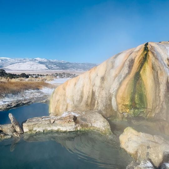 Travertine Hot Spring