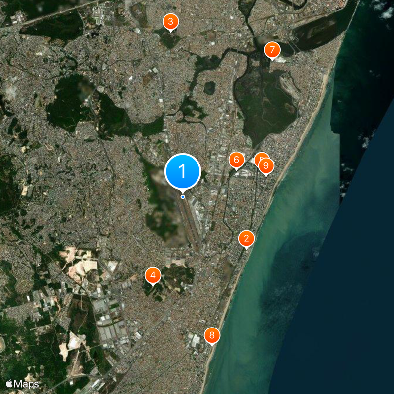 Recife/Guararapes–Gilberto Freyre International Airport Map