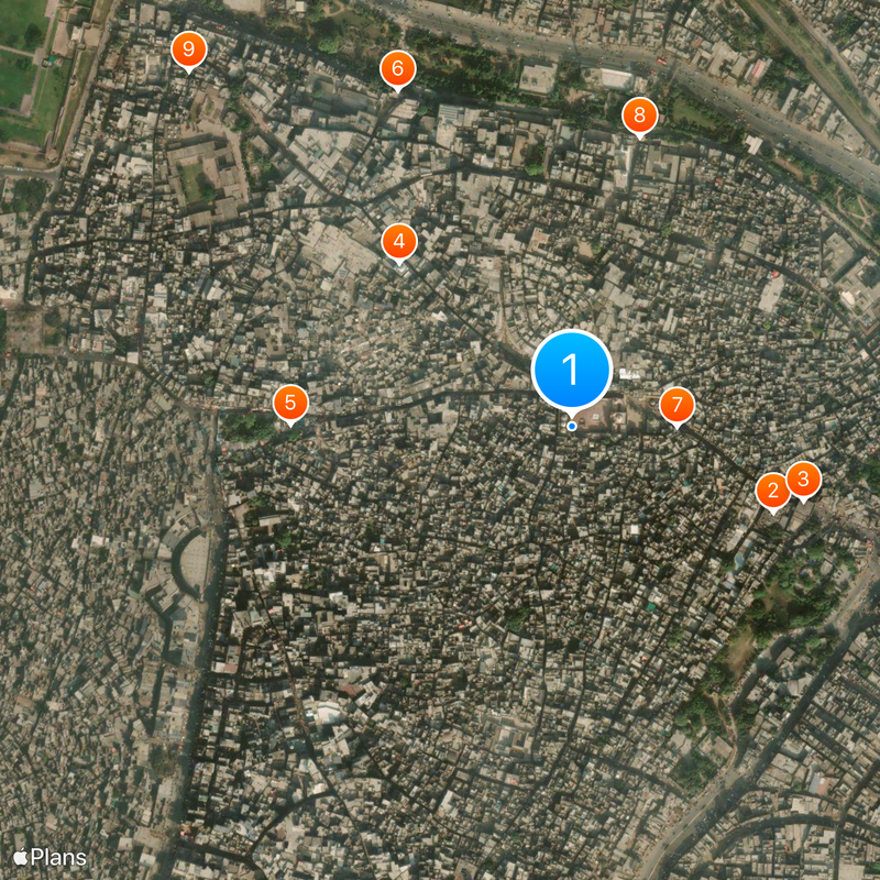 Wazir Khan Mosque Kaart