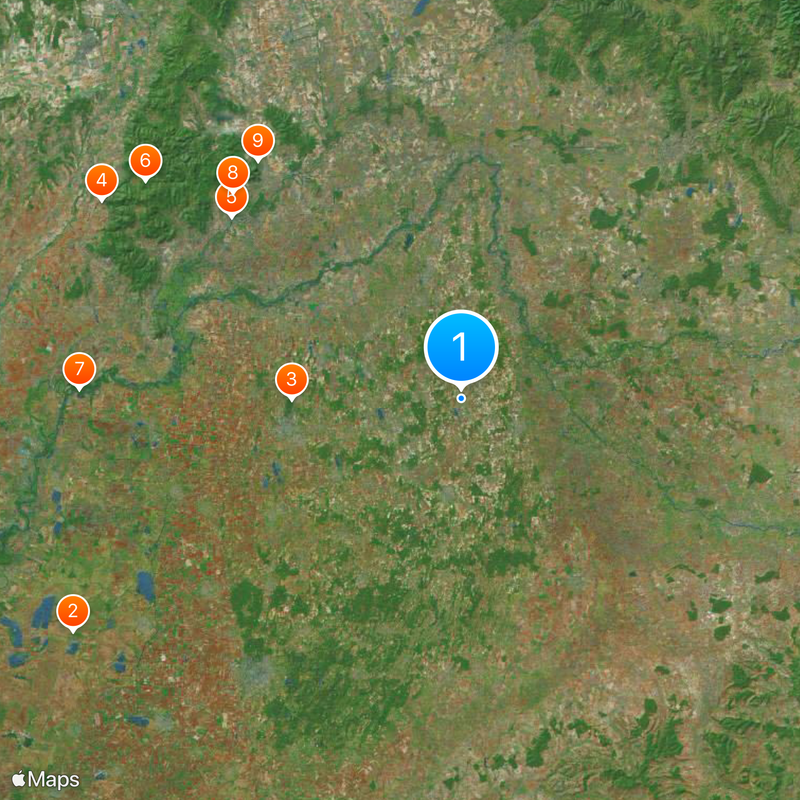 Szabolcs-Szatmár-Bereg County Map