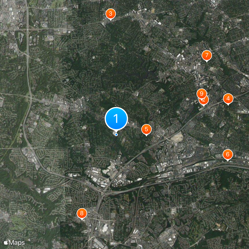 Thomas Jefferson High School for Science and Technology Map