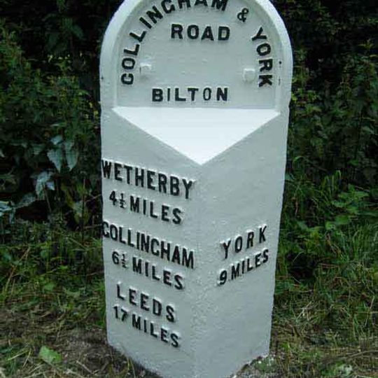 Mile Post Approximately 400 Metres West Of Turning To Bilton
