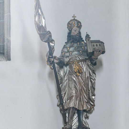 Statue Heiliger Leopold in der Pfarrkiche Gutau