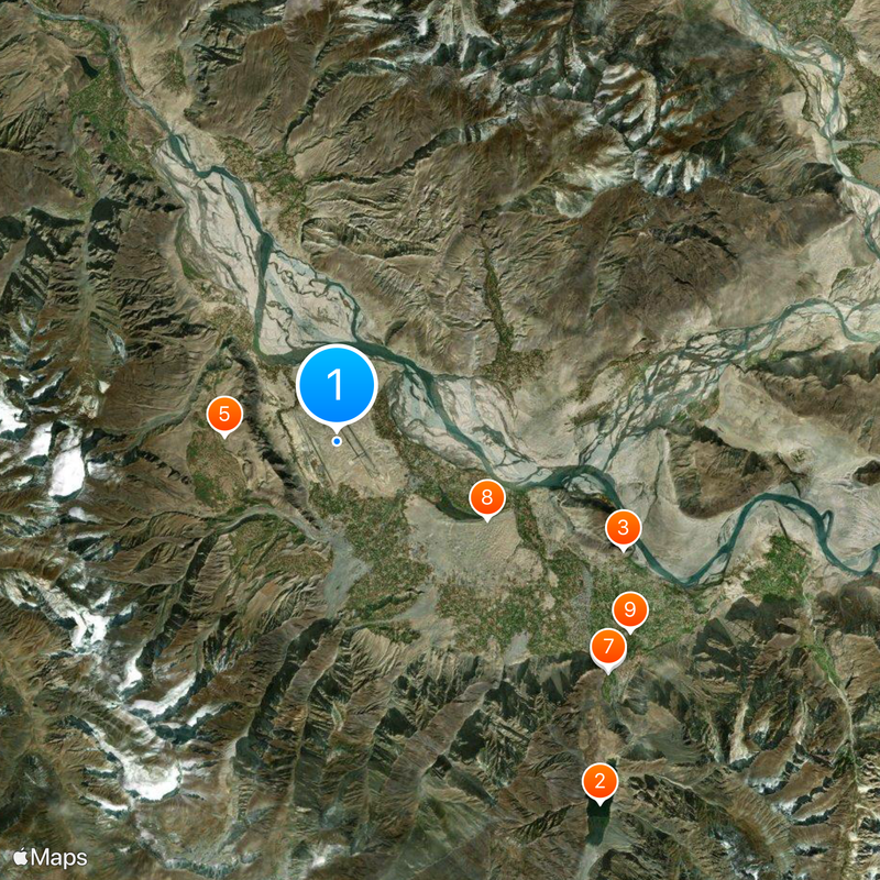 Skardu Airport Map