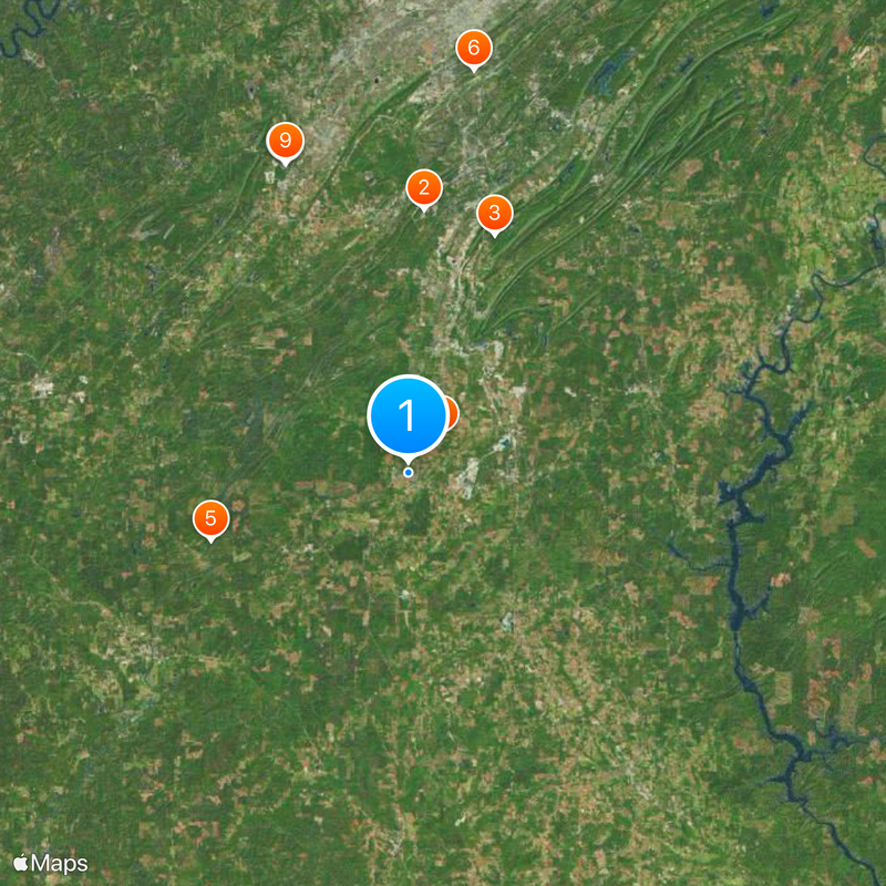 University of Montevallo Map