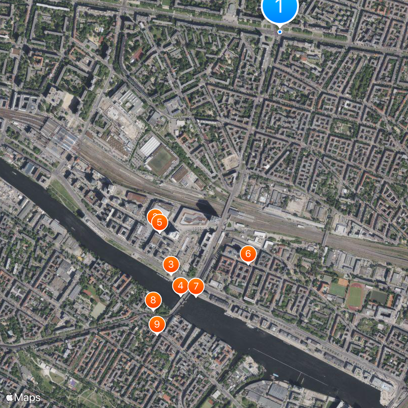 Friedrichshain Karte