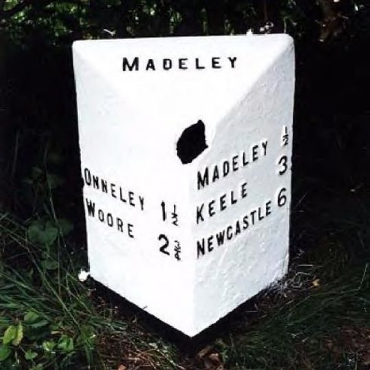 Milepost At Ngr Sj 7687 4413