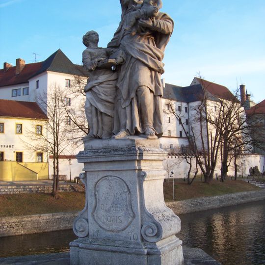 Statue of Saint Anne on Písek Stone Bridge