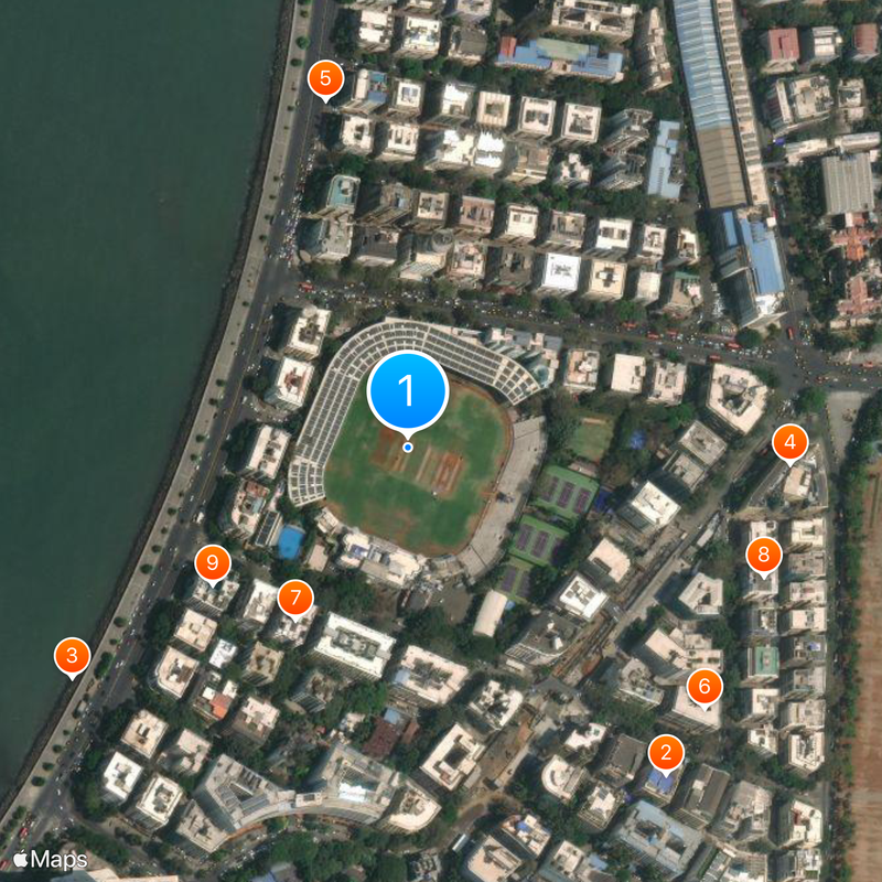 Cricket Club of India Mappa