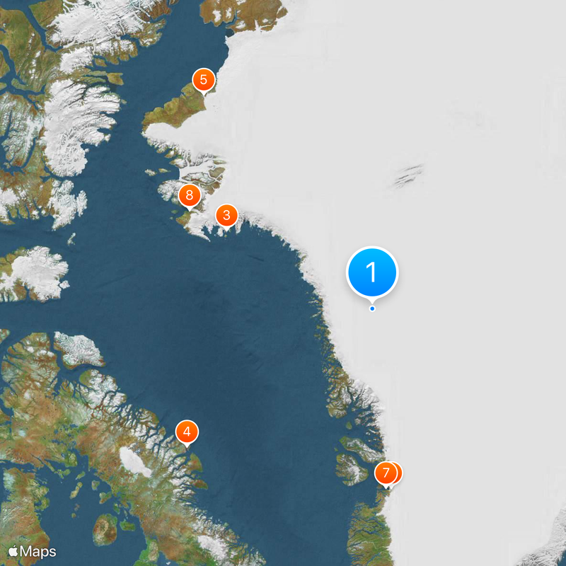 Gmina Avannaata Mapa