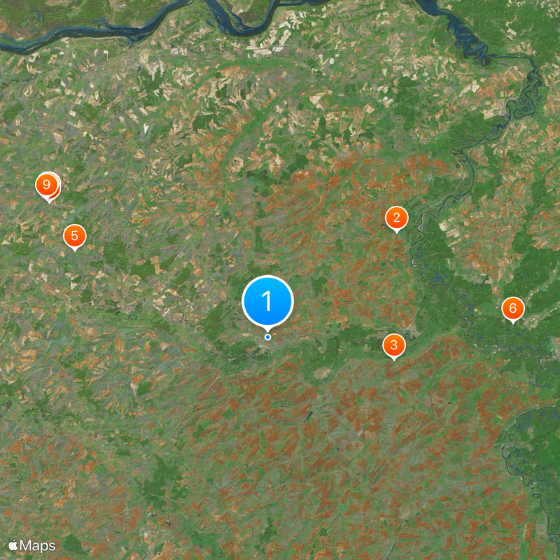 Sergach Map
