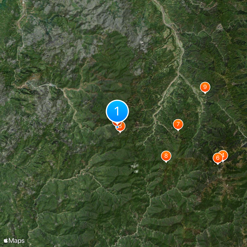 Alishan National Forest Recreation Area Mappa