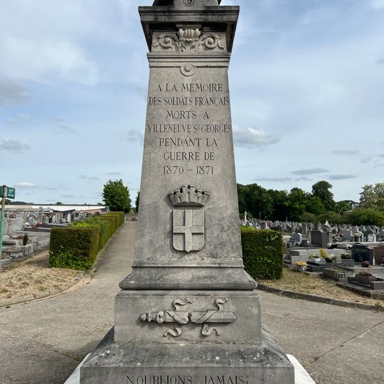 Monument aux morts de la Guerre de 1870 de Villeneuve-Saint-Georges