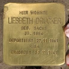 Stolperstein en memoria de Liesbeth Drucker