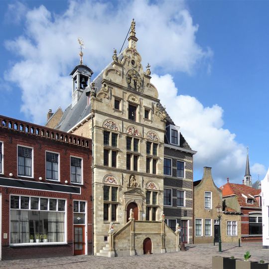 Town hall in Brouwershaven