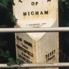 Mile Post Opposite Hilltop Farmhouse