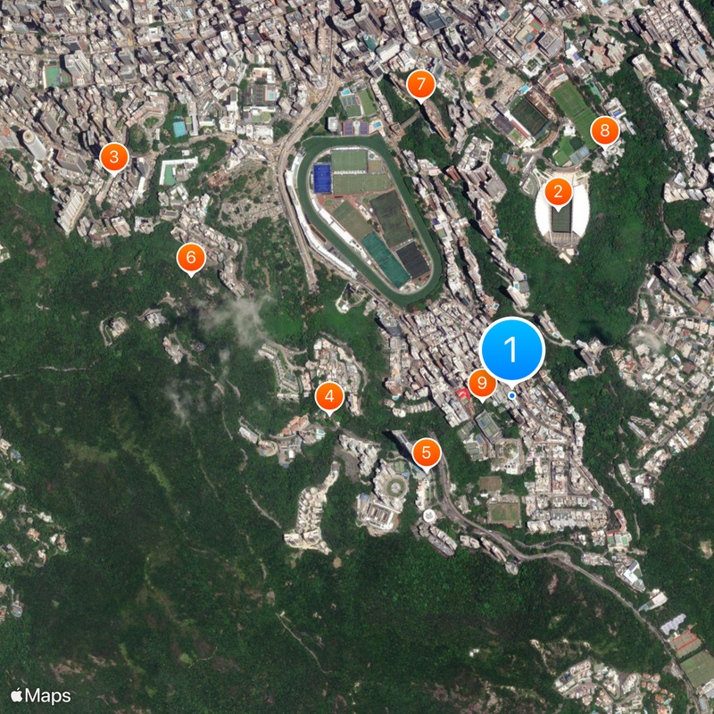 Happy Valley Map