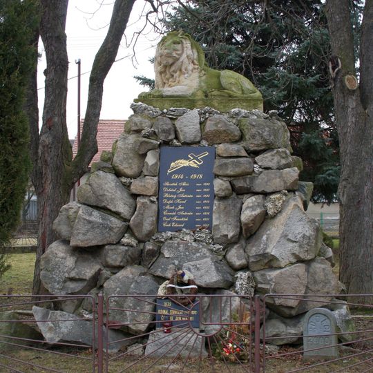 Památník obětem 1. a 2. sv. války v Horním Újezdě