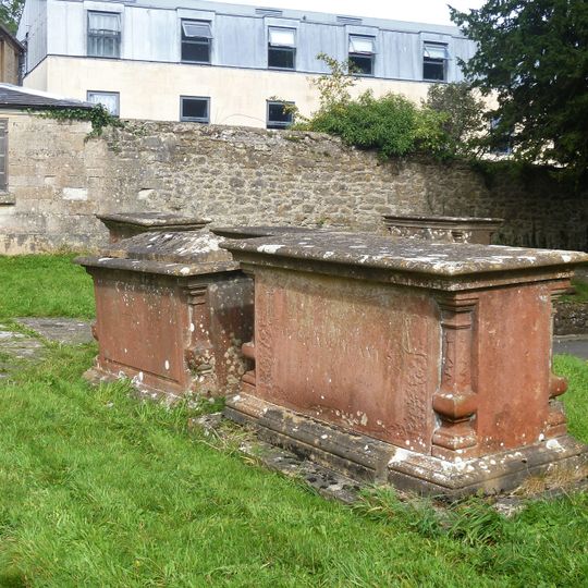 Group Of 3 Chest Tombs In Churchyard 6 Metres South West Of West Door Of Tower Church Of St Mary