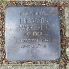 Stolperstein dedicated to Elisabeth Mansfeld