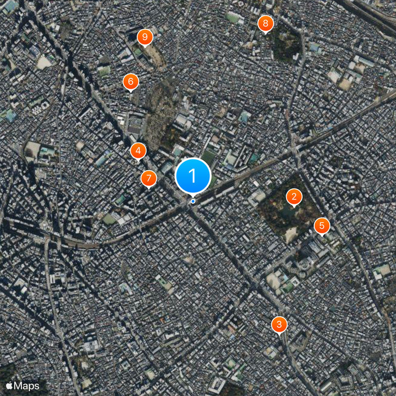 Sugamo Station Map