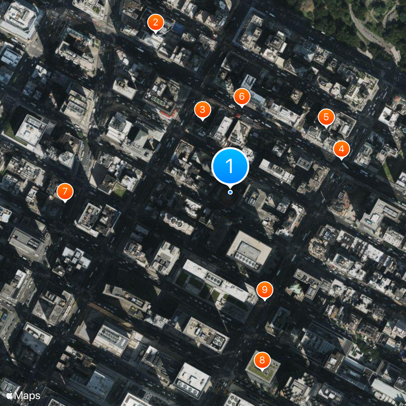 New York City Center Mapa