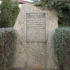 Gedenkstein mit Inschrift Sitzenrodaer Straße -