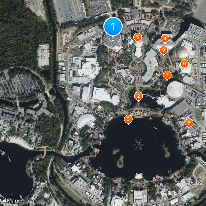 The Seas with Nemo & Friends Map